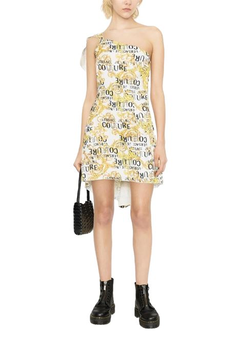 Versace Jeans CoutureAbito monospalla con stampa VERSACE JEANS COUTURE | Abiti | 74HAO911 NS228G03